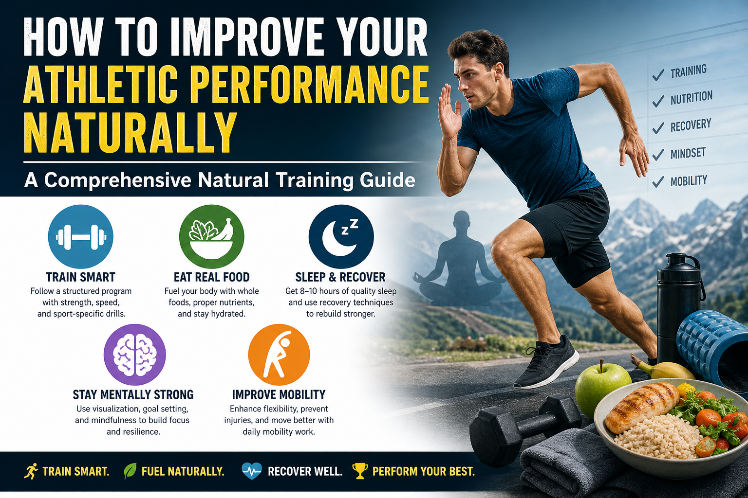 HOW TO IMPROVE YOUR ATHLETIC PERFORMANCE NATURALLY