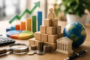 Financial Growth Planning Still Life