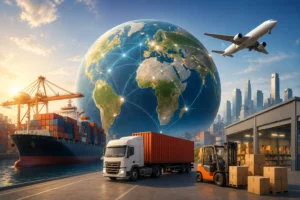 Global Logistics Network Scene