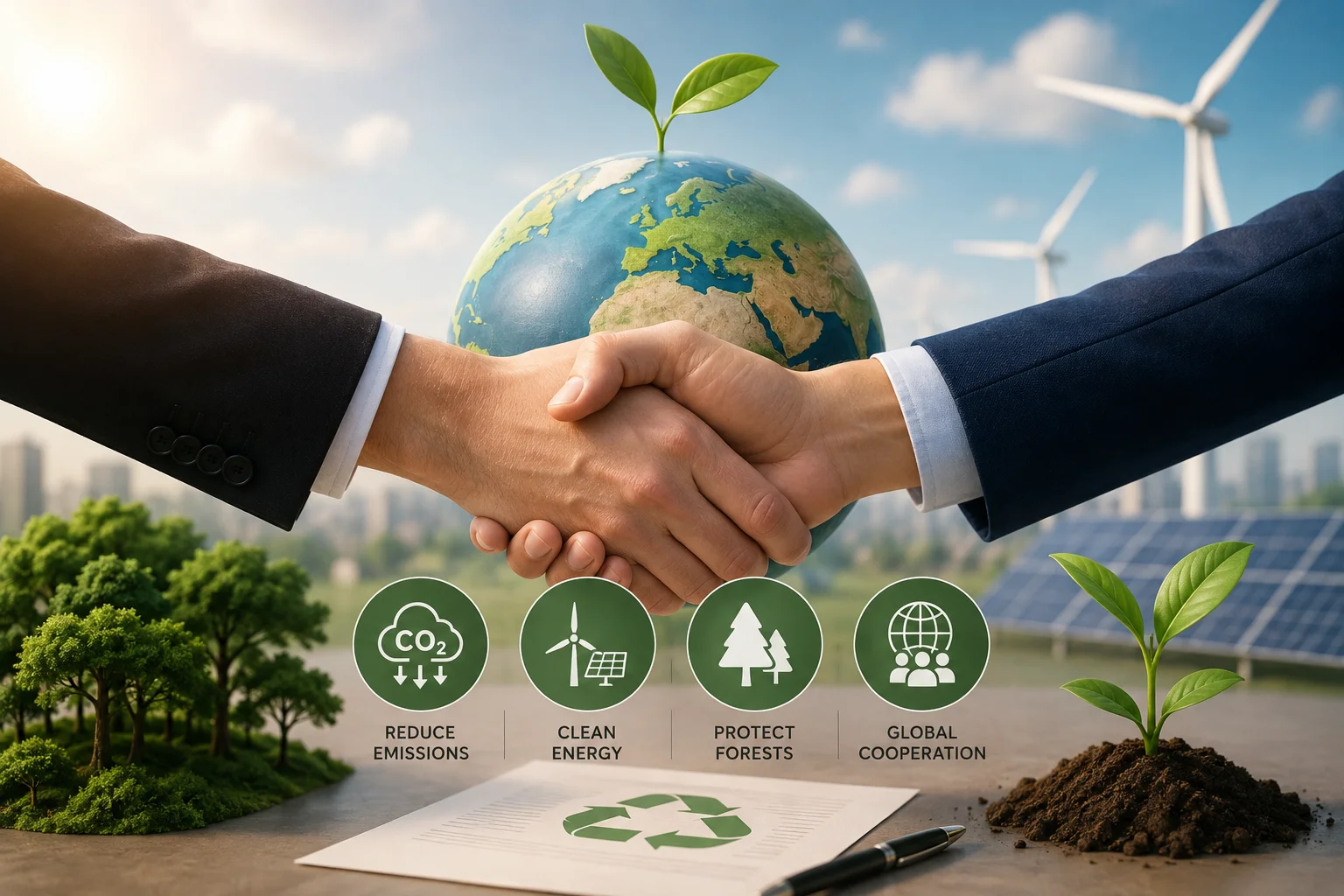 Handshake for a Sustainable Future