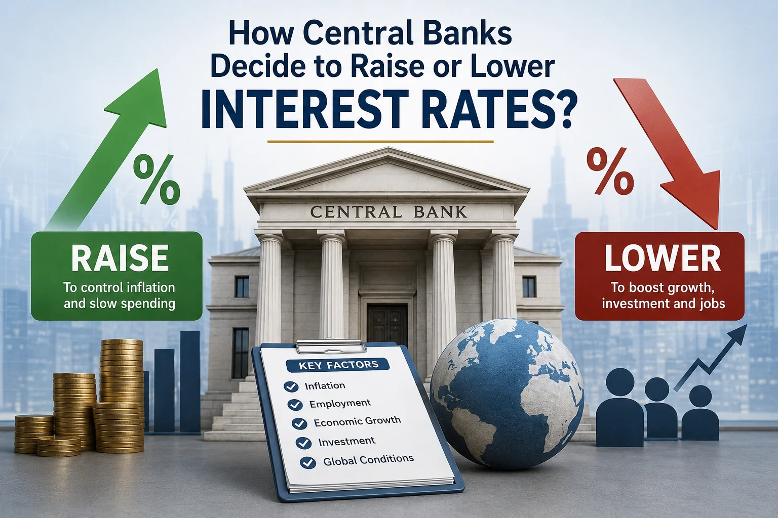 How Central Banks Decide to Raise or Lower Interest Rates