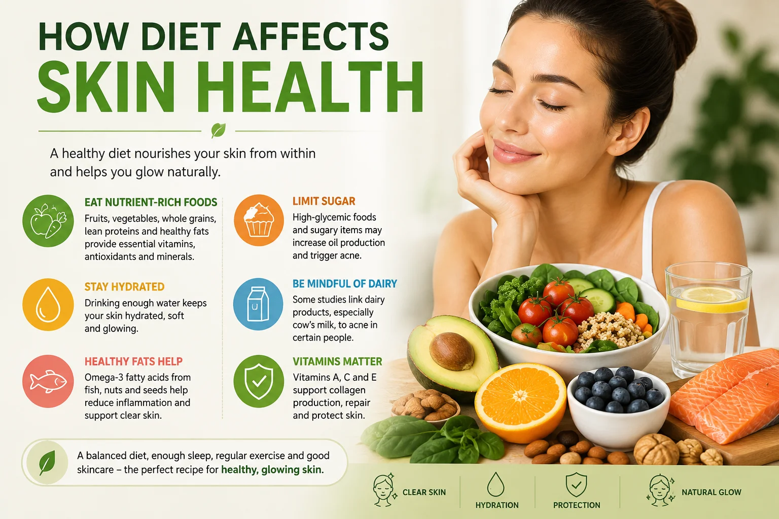 How Diet Affects Skin Health
