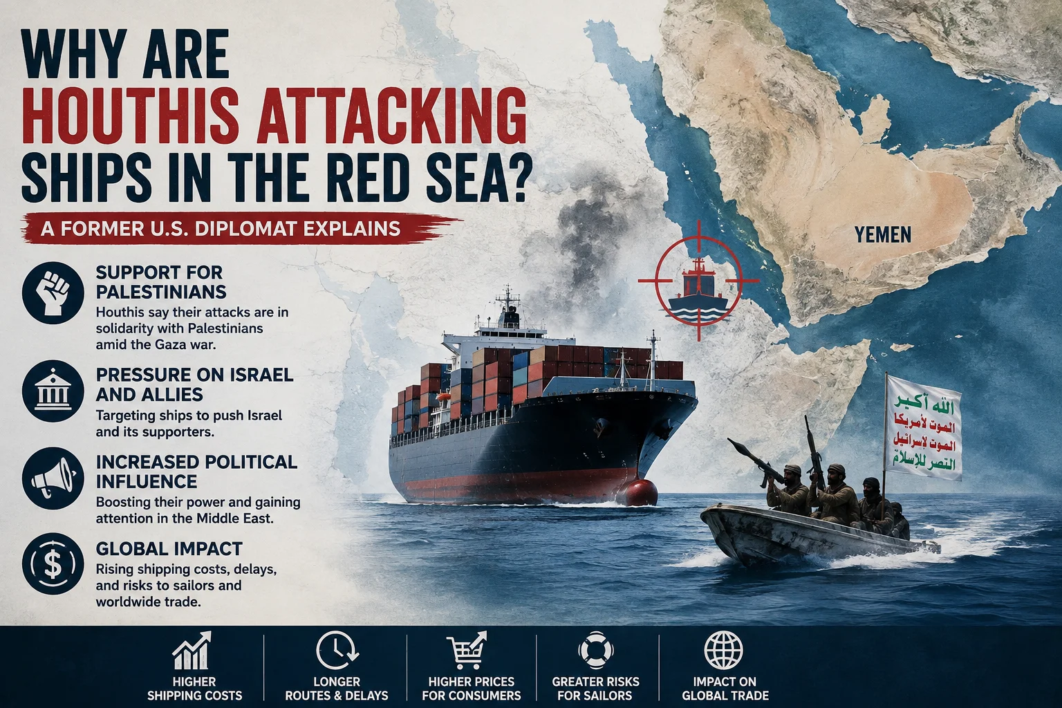 Red Sea Shipping Crisis Infographic