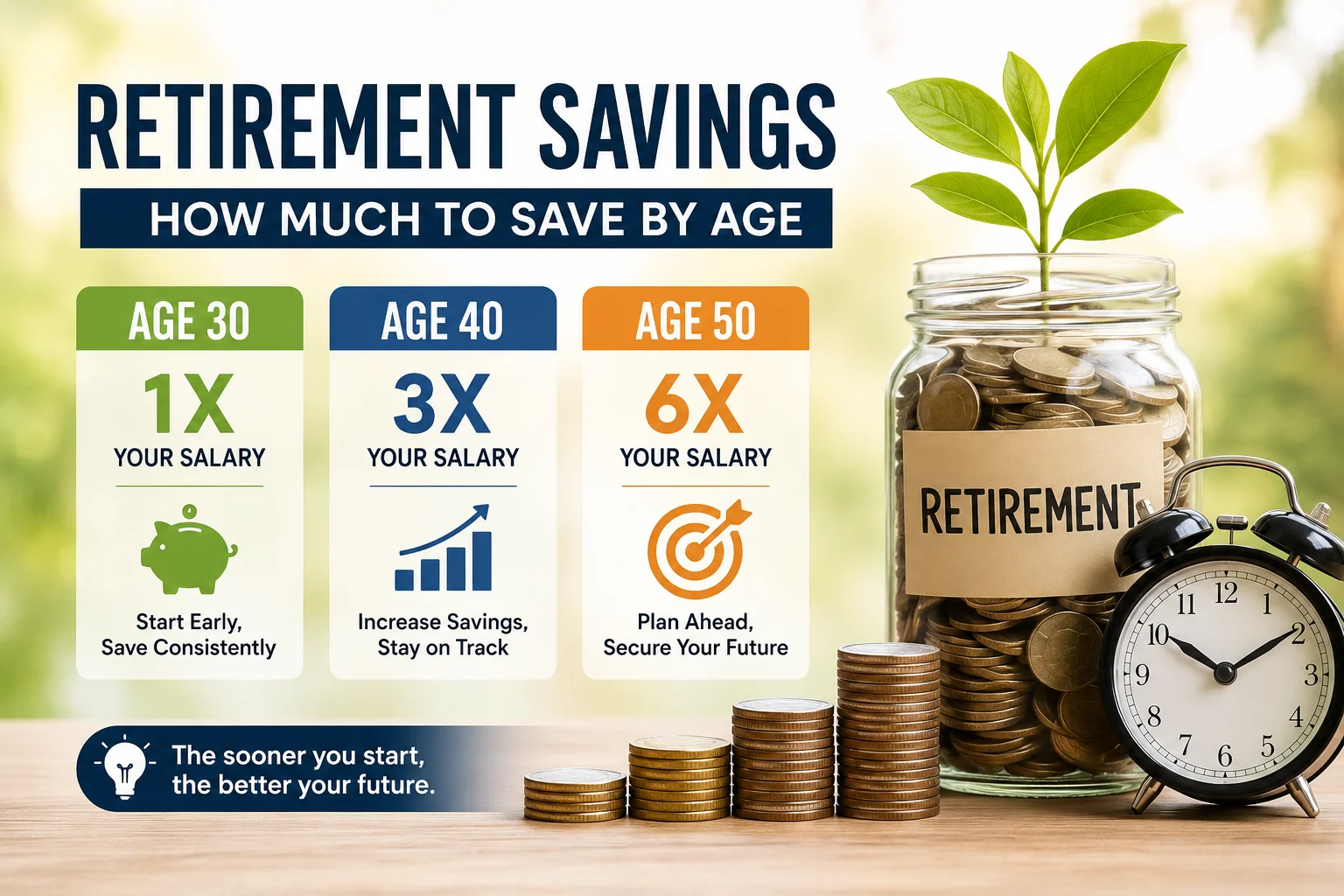 Retirement Savings Guide by Age