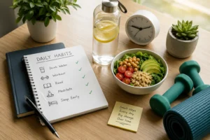 Healthy Habits Productivity Workspace