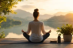 Meditation by the Golden Lake
