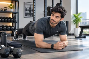 Modern Home Gym Plank Workout