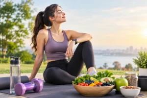 Serene Parkside Wellness Moment