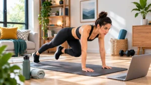 Sunlit Home Workout Sanctuary